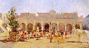 Conrad Wise Chapman Mexican Scene oil painting